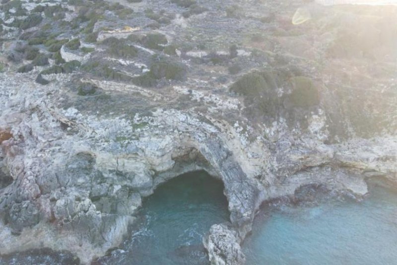 Plaka bei Chania Kreta - Plaka: Meeresfront Baugrundstück mit Baugenehmigung zu verkaufen Grundstück kaufen